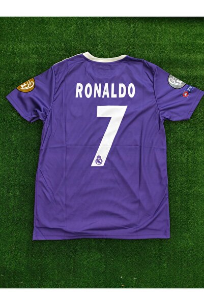 JANJON STAR رونالدو ريمادريد 2017 - قميص كارديف النهائي الأرجواني / كريستيانو...
