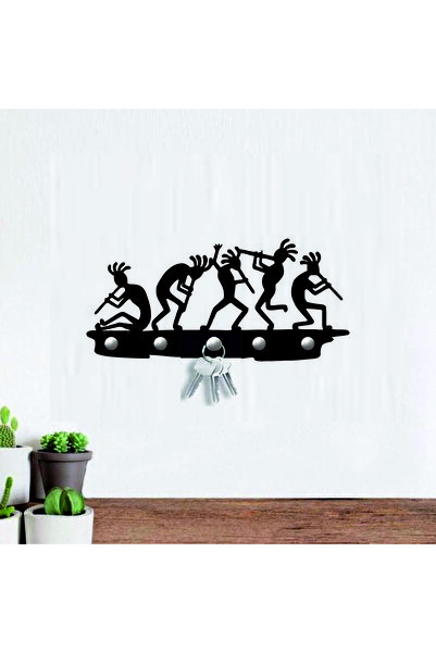 TOPRAK LAZER KESİM Adamlar Anahtarlık Dekoratif  Askılık