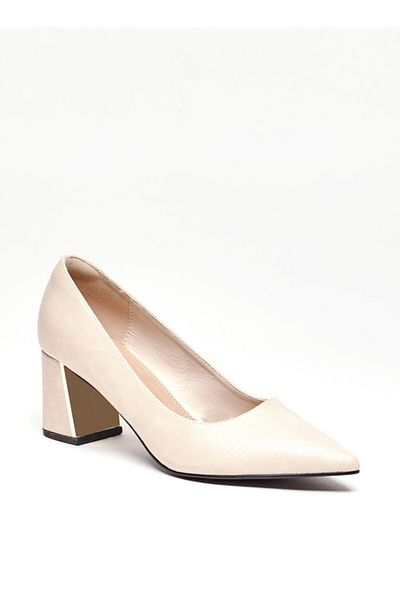 Celeste Women's Textured Slip-On Shoes with Block Heels