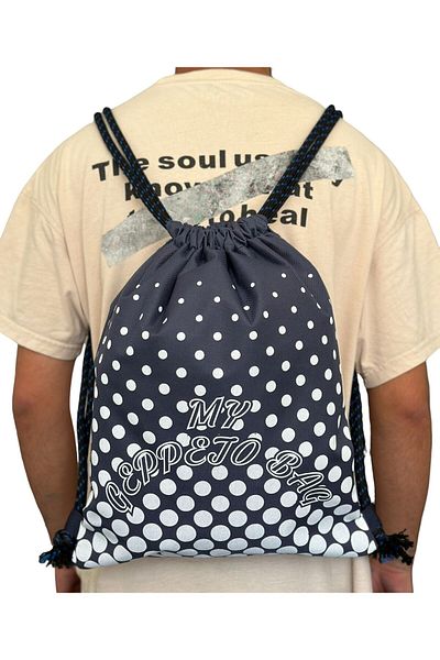 mygeppetobag Water ReSiStant - Waterproof ImpertekS Fabric DrawString Backpack 36x45 cm