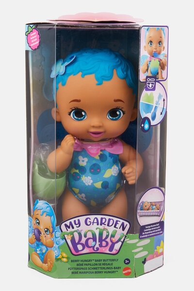 My Garden Baby Berry Hungry Baby Butterfly Dol Set, Mavi Kombo