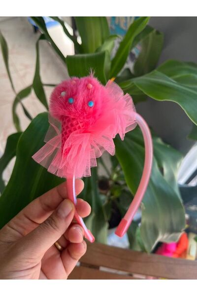 EyER Shoping Розово сладоледно детско корона с фигурки