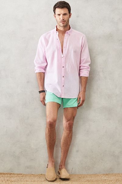 AC&Co / Altınyıldız Classics Ανδρικό μαγιό Mint Standard Fit Quick Drying μαγιό σορτς
