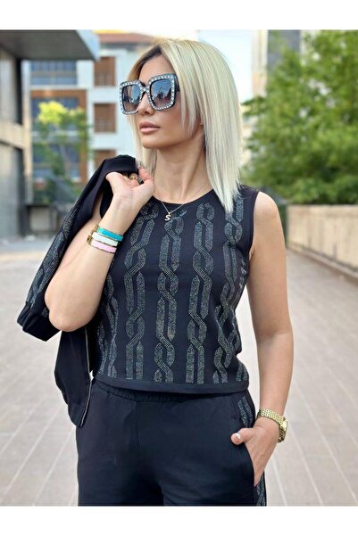 Kokoşum Butik 8084 Bella 3 Lü Takım Siyah