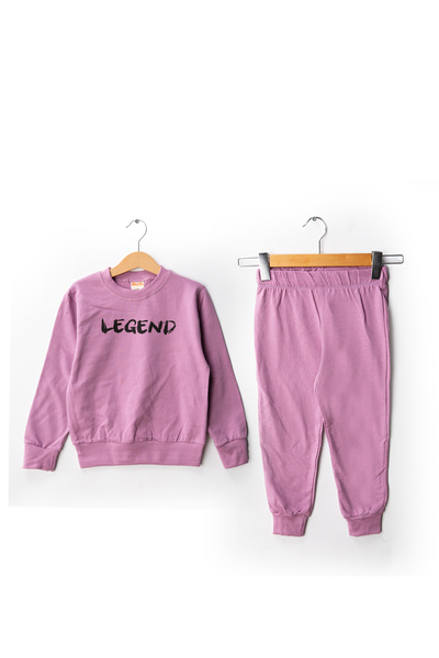 MUTTİ طقم بدلة رياضية للأطفال Legend 2 - رقبة دائرية، خيط