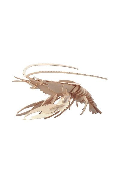 Forzacase 3D Wooden Mechanical Lobster 3D Puzzle Jigsaw Puzzle 45 Pieces - FC334