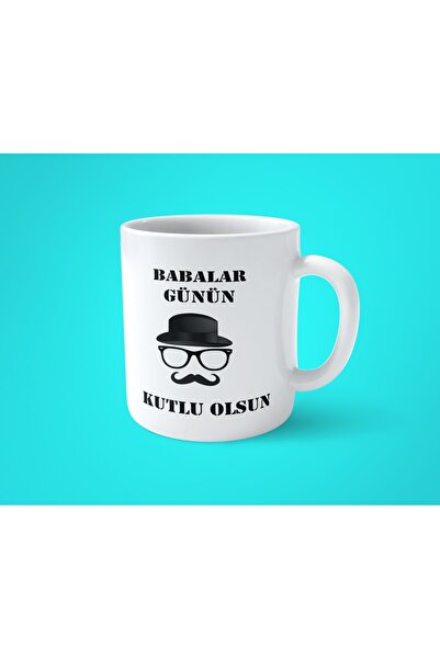 hesaplisiburada كوب مطبوع خصيصًا لعيد الأب