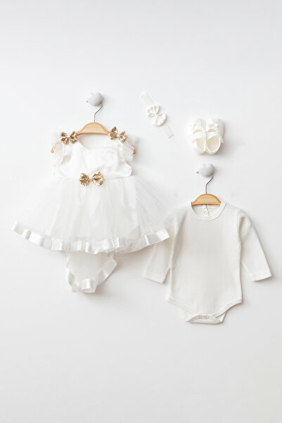 Harry&Millie Kız bebek kuyruklu elbise tüllü payetli gelinlik kınalık bebek h...