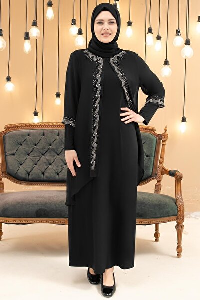 SUBU TASARIM Efsun - Abiye - Siyah - TBS628