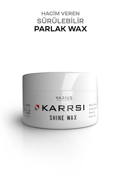 VARİUS PROFESYONEL Saç Şekillendirici Parlak Islak Wax 100 ml - Parlak Ve Esn...