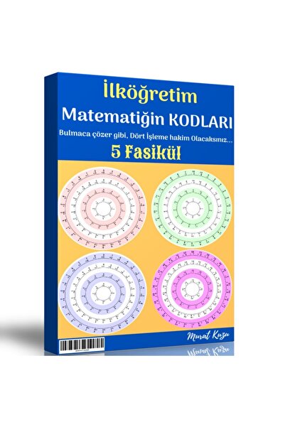Enine Boyuna Eğitim رموز الرياضيات الابتدائية (5 كتب مقطعية)