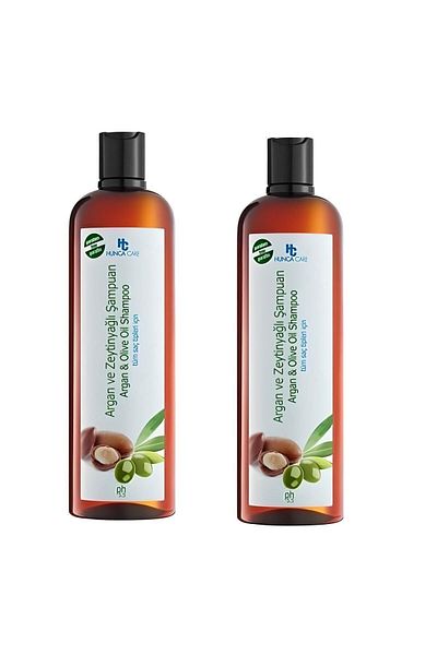 Hunca 700ml Argan and Olive Oil Shampoo - 2 Pieces