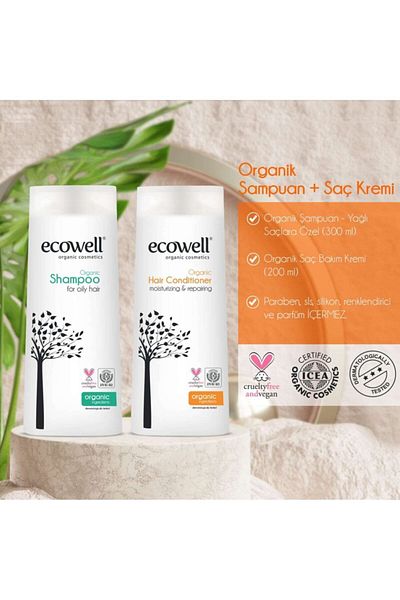 Ecowell Organic Shower Care Set (4610)