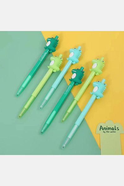 PERFECT Cute Crocodile 0.7 Nib Pen 3 Pieces