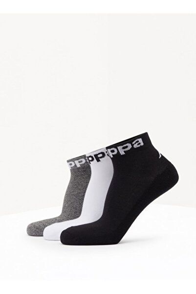 Kappa جوارب رياضية مطبوعة بطول الكاحل - طقم من 3 قطع