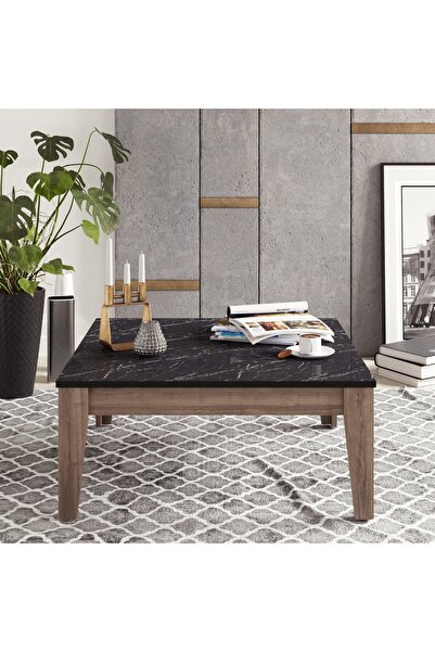 Decorotika LORENZ ORTA SEHPA CEVİZ SİYAH