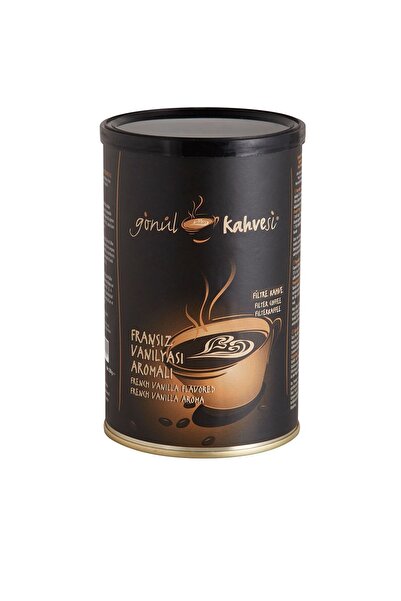 GÖNÜL KAHVESİ Vanilya Aromalı Filtre Kahve-250 gr Silindir Kutu