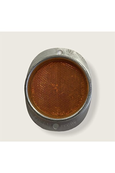 gcstore Sarı Vidalı Yuvarlak Metal Geniş Kenar Reflektör Willys Reflektör Kedi Gözü Karavan/kamyonet/römörk