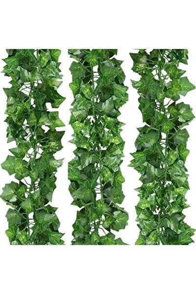 Genel Markalar 12 Dal Üçgen Hadera Yaprak A Kalite Yapay Sarmaşık 230 Cm Ev D...