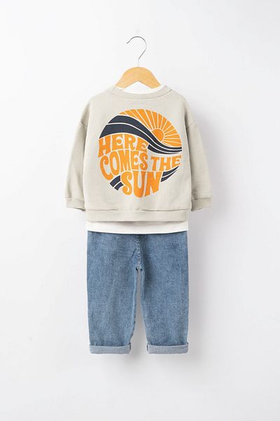 Banamio Dylan 3-piece Cotton Set - Back Print Detail