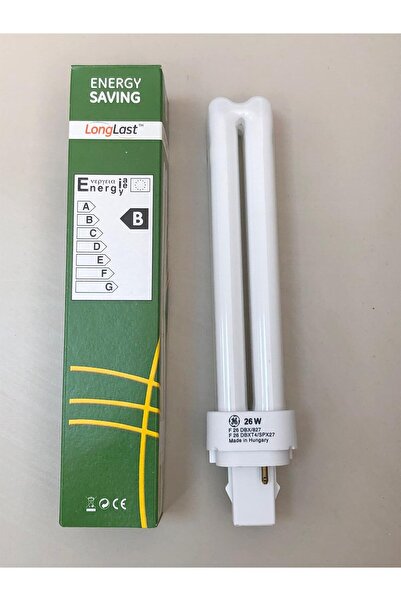 General Electric 2 Adet G/e Plc Lamba 26w/827 2p 2700 K 1800 Lümen Sarı Boy:1...