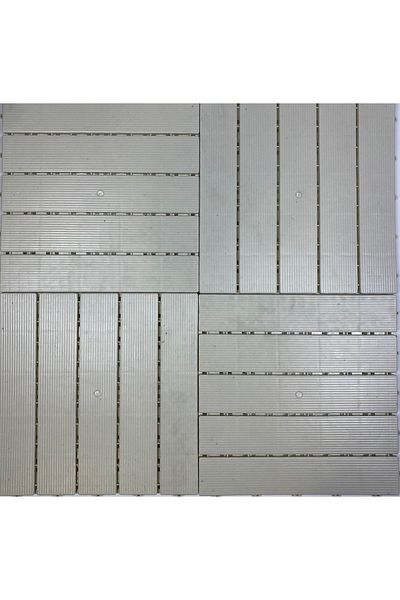 Gerçektrend شبكة أرضية من بلاط الأرضيات البلاستيكية الصلبة المزخرفة بالباركيه مقاس 30 × 30 (قطعة واحدة)