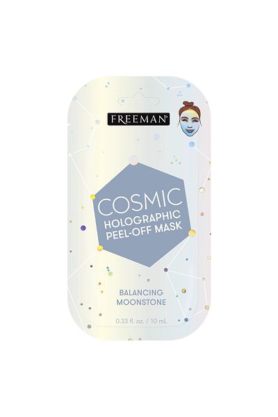 Freeman Holographic Cosmic Moonstone Peel-Off Balancing Mask with Balkans
