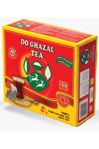 Do Ghazal Tea Do Ghazal Pure Ceylon Tea 100 Adet Bardak Sallama Kokusuz