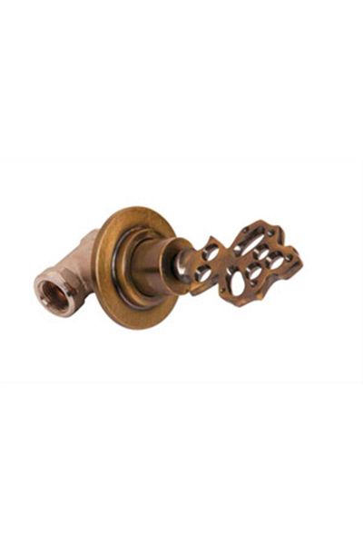 Prestij Ottoman Built-in Intermediate Cut-off Stop Valve Antique