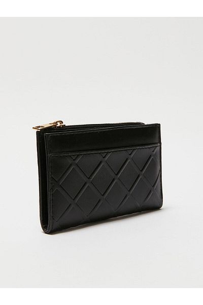 LC Waikiki Black Leather Look Lcw Accessories Women's Wallet