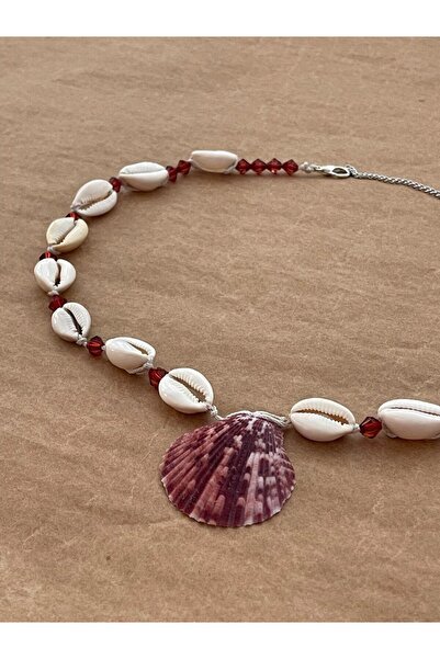 scyllastore Nova Beyaz - Натуральний морський мушля і намистини деталізований...