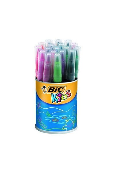 Bic Felted Pen with Brush Tip 18 Pieces