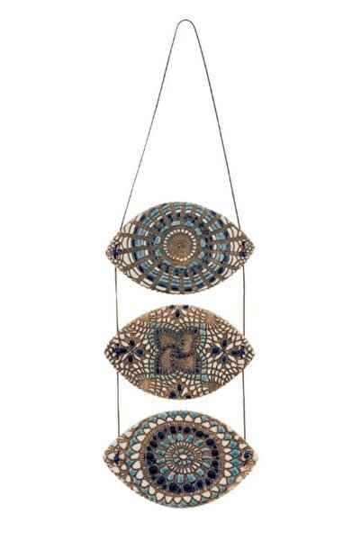 Paşabahçe Porselen 3 Lü Göz Nazarlık 12x38cm