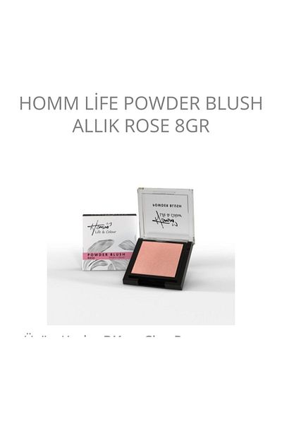 Homm Bitkisel Homm Life 8gr Powder Blush - Blush Rose