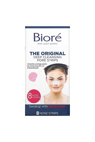 Biore Black Deep CleansinG - 8 Nose Point Pore Tapes
