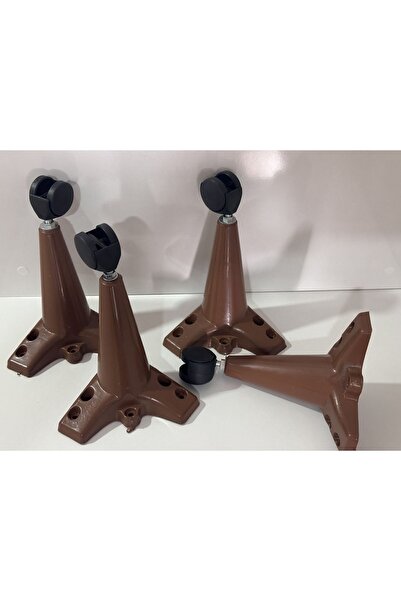 Şahmeli store Tekerlekli Sehpa Ayağı 20cm 360 Derece 4 Adet