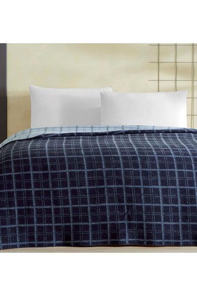 Taç Double Cotton Blanket - Crown