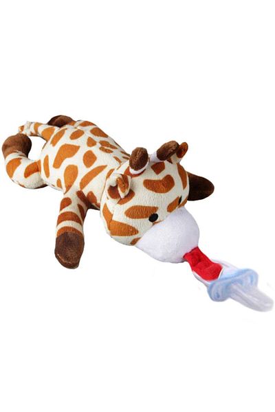 Sozzy Toys Plush Sleeping Companion Giraffe with Pacifier Szy191