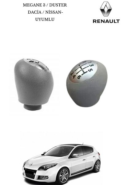 İthal Renault Gear 6 Forward Megane - Kangoo 3 Fluence Master Compatible Knob