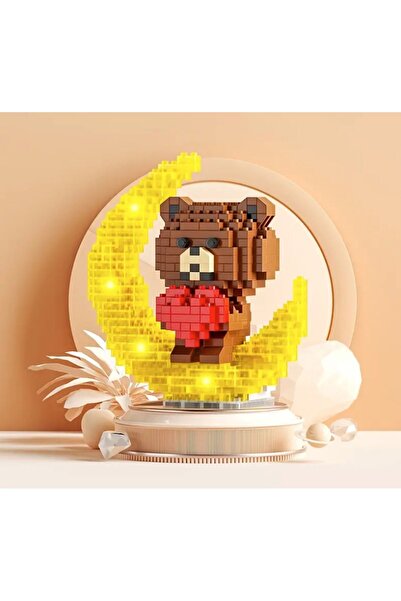 UrbanCove Co 402 قطعة دب لطيف - مكعبات ألعاب تعليمية وممتعة مع أضواء LED