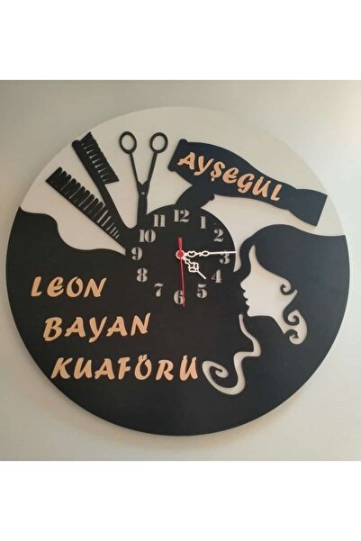 Genel Markalar Kuaför veya Güzellik Merkezi 3+3 mdf Kişiye Özel İsim yazılı D...