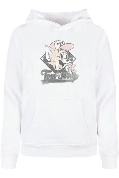 ABSOLUTE CULT Damen Ladies Tom and Jerry - Baseball Caps Basic Hoody