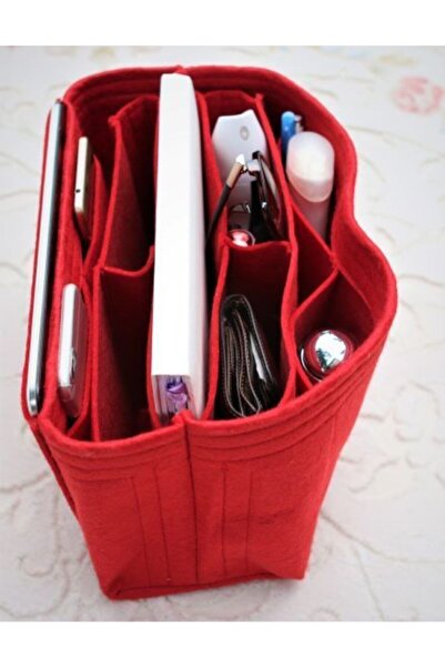 MARJİNAL W CLUB Çift Orta Bölmeli Çanta Içi Organizer 28 X 15 X 12 OLCULU