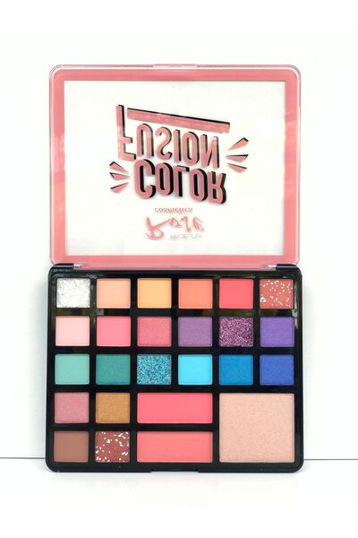 Roesıa Rose Cosmetics Rose Color Fusıon 25'li Far Paleti - Eyeshadow, Blusher...