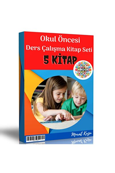 Enine Boyuna Eğitim مجموعة كتب دراسة ما قبل المدرسة (5 كتب)