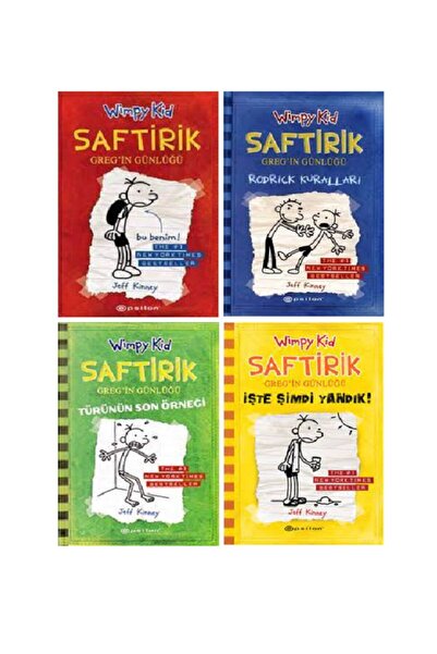 Epsilon Yayınevi Saftirik Wimpy Kid 1-4. Kitaplar Set - Jeff Kinney