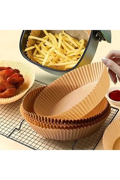 FORA 50 Pieces Airfryer Baking Paper - Air Fryer, Oil-Free Fryer