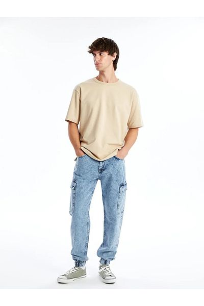 LC Waikiki LCW Jeans 780 Mid Indigo Rodeo Jogger Pantaloni de jeans pentru bărbați