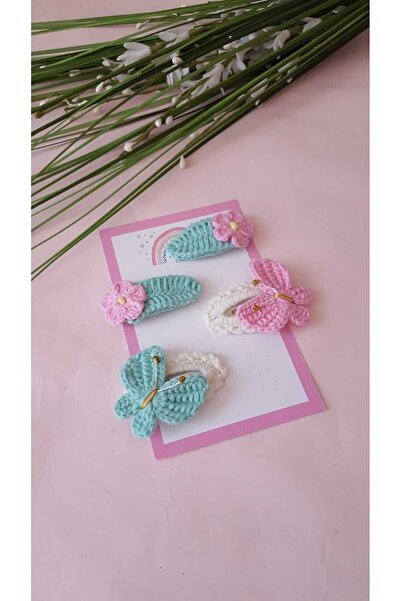 Kadın Girişimciler Atölyesi Set de catarame cu snap cu model mixt de 4 piese