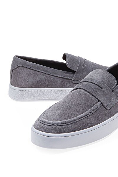 Vantaggio Чоловічі замшеві мокасини Ravenna сірого кольору